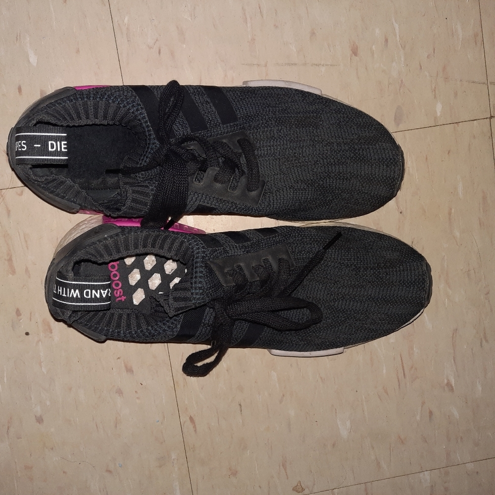 Grey and Pink Size 11 Adidas Special Edition Runni